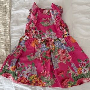 Polo by Ralph Lauren Pink Floral Kids Dress